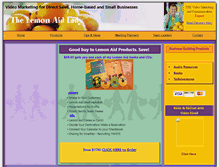 Tablet Screenshot of lemonaidlady.com